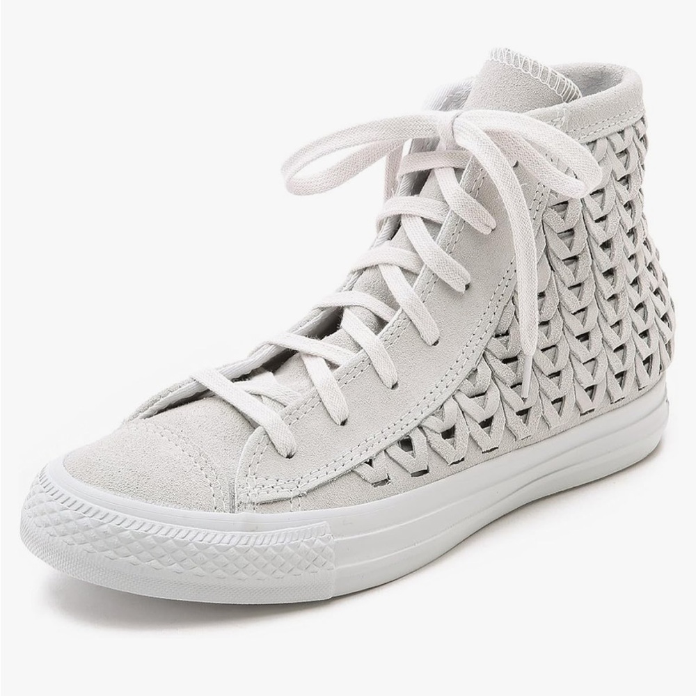 Converse Chuck Taylor All Star high-top woven suede sneakers size 8